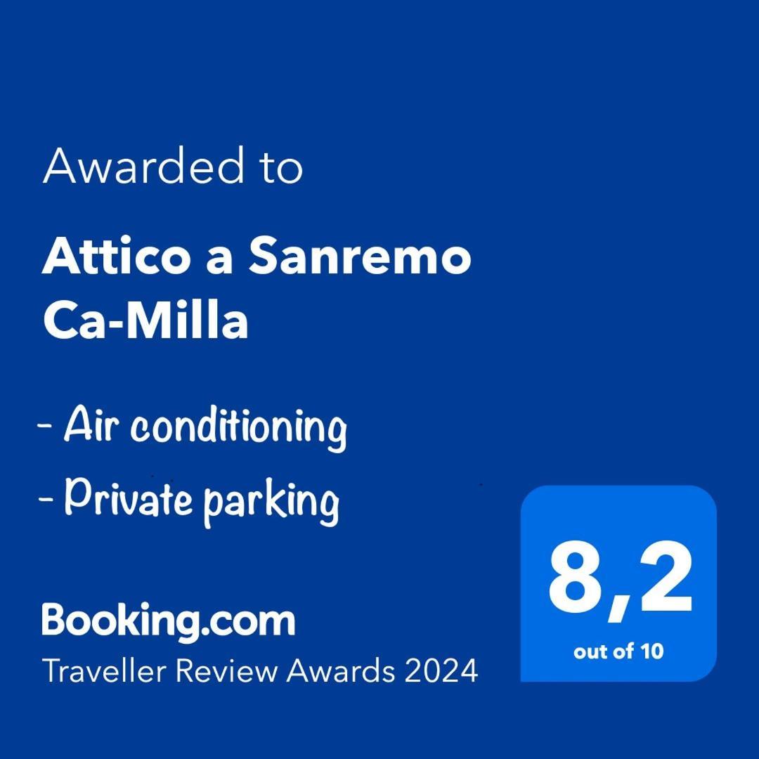 Ca-Milla Con Parcheggio Privato Daire Sanremo Dış mekan fotoğraf